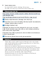 Preview for 47 page of Philips HR1368 Manual
