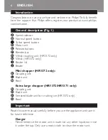 Preview for 6 page of Philips HR1370 Instruction Manual