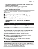 Preview for 39 page of Philips HR1370 Instruction Manual