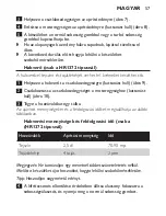 Preview for 57 page of Philips HR1370 Instruction Manual