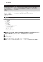 Предварительный просмотр 36 страницы Philips HR1377 User Manual