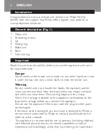 Preview for 6 page of Philips HR1399 User Manual