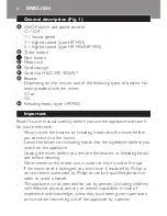 Preview for 6 page of Philips HR1453 User Manual