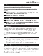 Preview for 111 page of Philips HR1560 User Manual