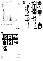 Preview for 1 page of Philips HR1621 User Manual