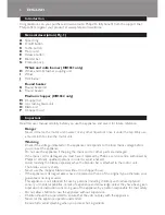 Preview for 6 page of Philips HR1650 User Manual