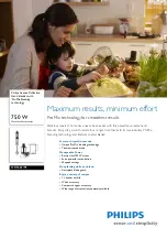 Philips HR1661 Brochure & Specs preview