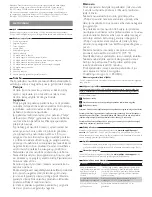 Предварительный просмотр 6 страницы Philips HR1689 User Manual