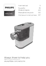 Philips HR2345 User Manual preview