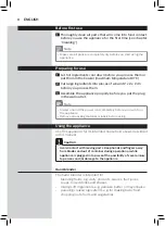 Preview for 8 page of Philips HR2541 User Manual