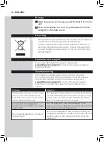 Preview for 22 page of Philips HR2541 User Manual