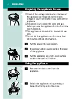 Preview for 4 page of Philips HR2739 User Manual