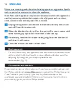 Preview for 14 page of Philips HR2860 User Manual