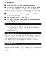 Preview for 14 page of Philips HR2870 User Manual