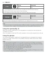 Preview for 14 page of Philips HR3665 User Manual