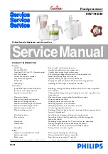 Philips HR7745/80 Service Manual preview