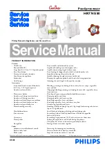 Preview for 1 page of Philips HR7745/80 Service Manual