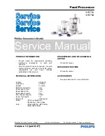 Philips HR7761 Service Manual preview