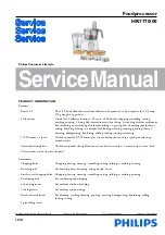 Philips HR7770/00 Service Manual preview