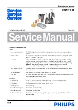 Philips HR7771/53 Service Manual preview
