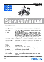 Philips HR7774/90 Service Manual preview