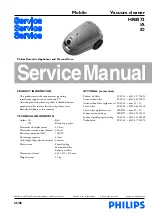 Philips HR8572 Service Manual предпросмотр