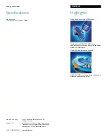 Preview for 2 page of Philips HS800 Specifications
