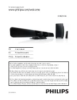 Предварительный просмотр 1 страницы Philips HSB2313 User Manual