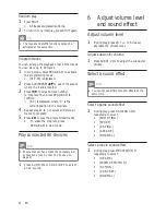 Предварительный просмотр 16 страницы Philips HSB2313 User Manual