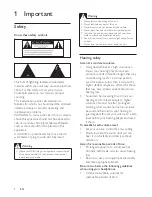 Предварительный просмотр 3 страницы Philips HSB2351/51 User Manual