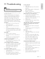 Предварительный просмотр 30 страницы Philips HSB2351/51 User Manual