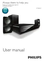 Philips HTB3260 User Manual preview