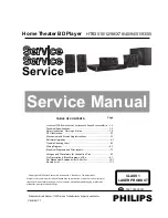Preview for 1 page of Philips HTB3510 Service Manual