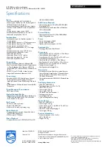 Preview for 3 page of Philips HTB3520G Specifications