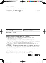 Preview for 1 page of Philips HTB3525B User Manual