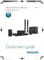 Preview for 1 page of Philips HTB3540 Quick Start Manual