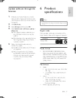 Предварительный просмотр 18 страницы Philips HTB4510 User Manual