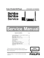 Preview for 1 page of Philips HTB5540D/94 Service Manual