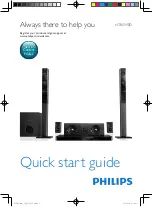 Philips HTB5540D Quick Start Manual preview