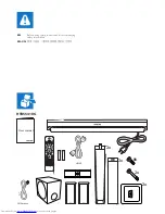 Preview for 2 page of Philips HTB5541DG Quick Start Manual