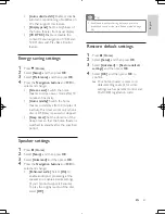 Предварительный просмотр 41 страницы Philips HTB5544D User Manual