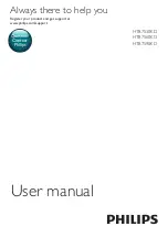 Philips HTB7560KD User Manual preview