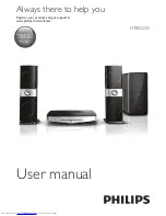 Preview for 1 page of Philips HTB9225D User Manual