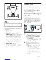 Preview for 11 page of Philips HTB9225D User Manual