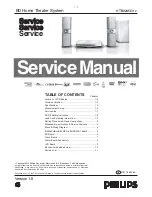 Philips HTB9245D Service Manual preview