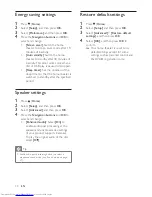 Preview for 32 page of Philips HTB9245D User Manual