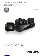 Philips HTD3500K User Manual preview