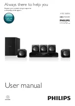 Preview for 1 page of Philips HTD3509X User Manual