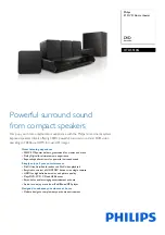 Philips HTD3510G/94 Quick Manual preview