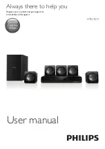 Philips HTD3511 User Manual preview